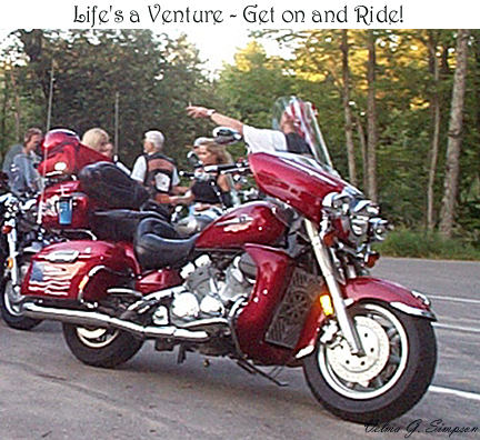 Life's a Venture
            - Get on & ride!